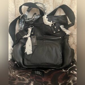 NWT K-Dash by Kardashian Collection Leather Shoulder & Crossbody Y2K Bag